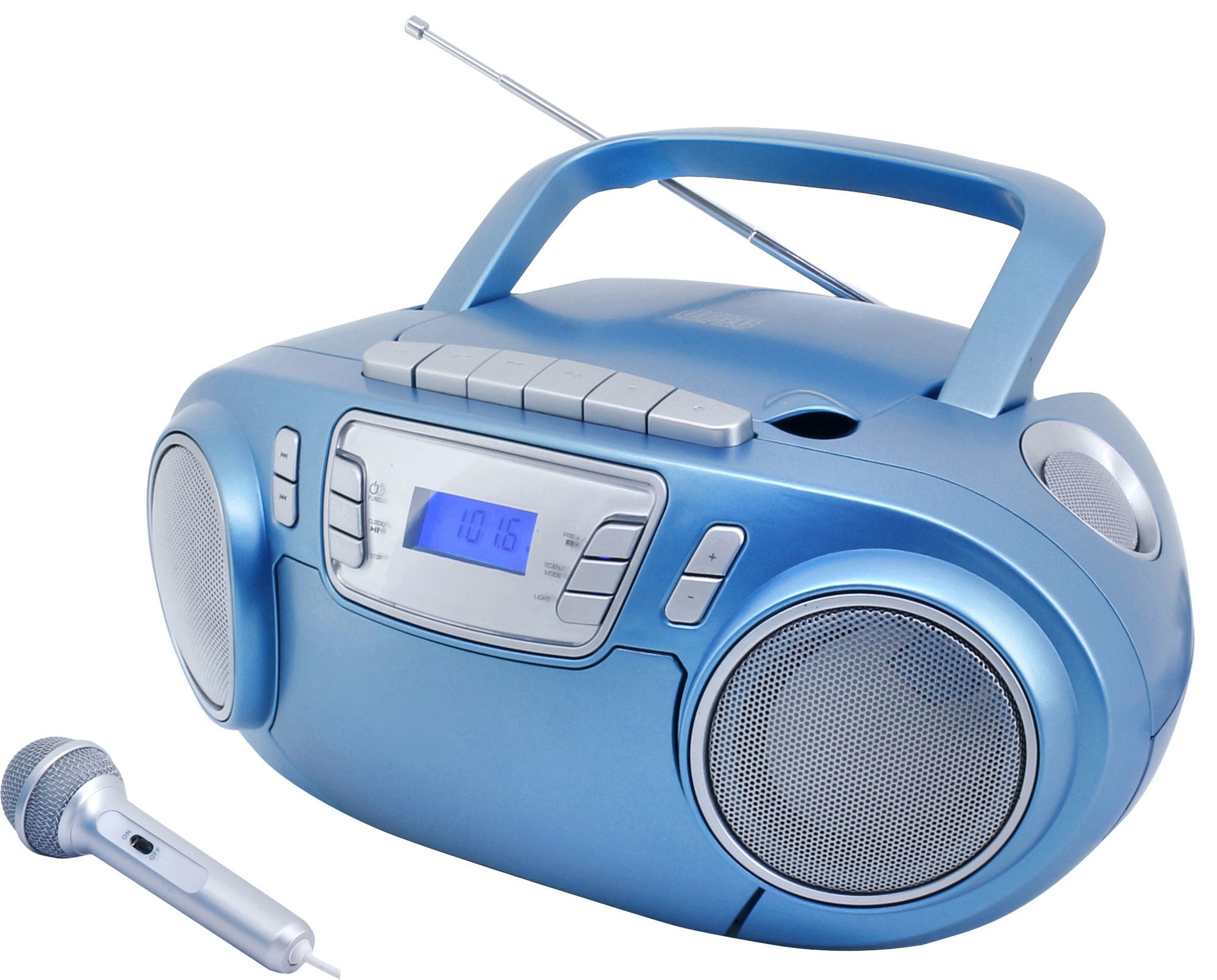 Soundmaster SCD5800BL Analog 3 W FM, PLL Blue, Silver MP3 playback -