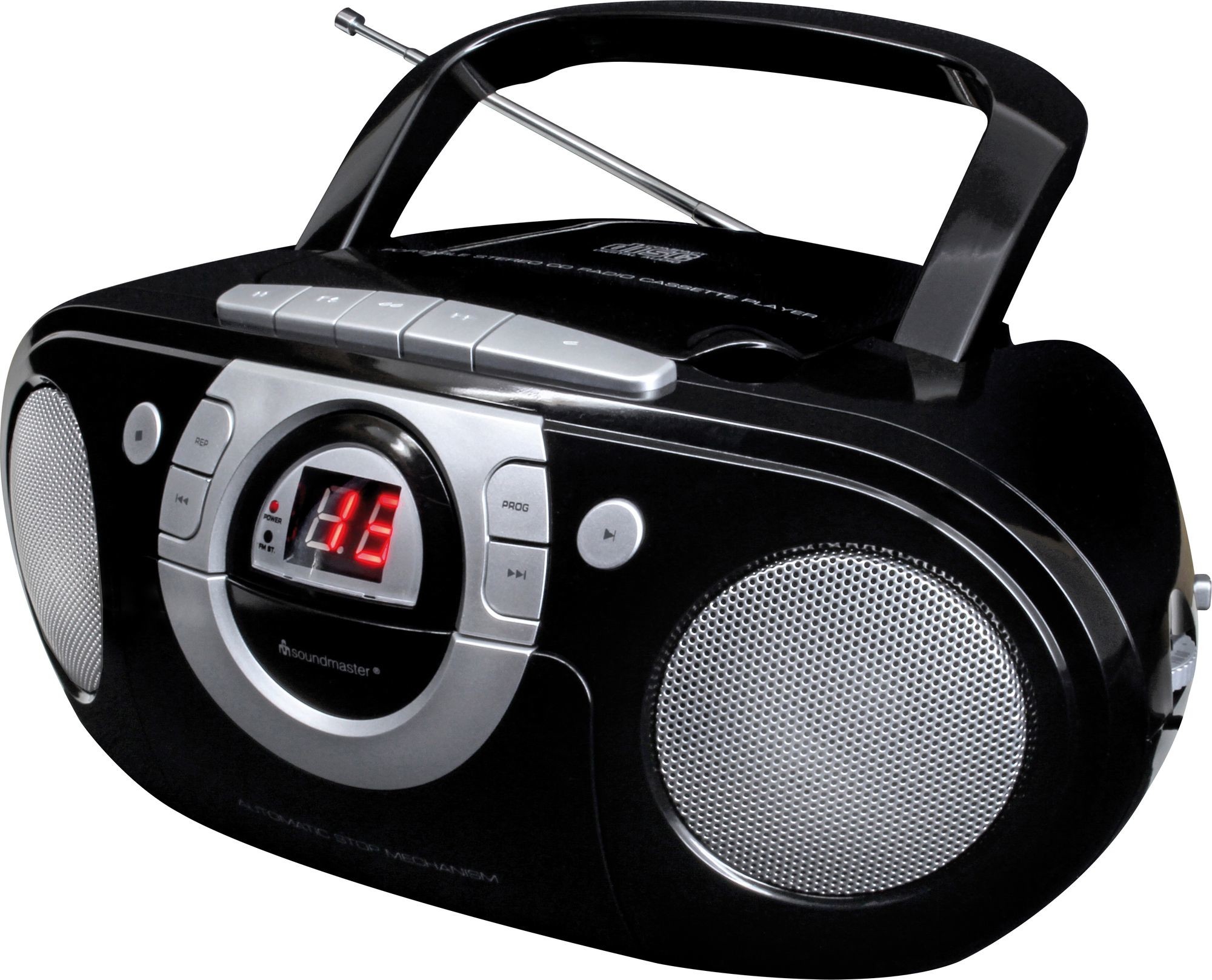 Soundmaster SCD5100SW portable stereo system Analog 1 W FM Black MP3