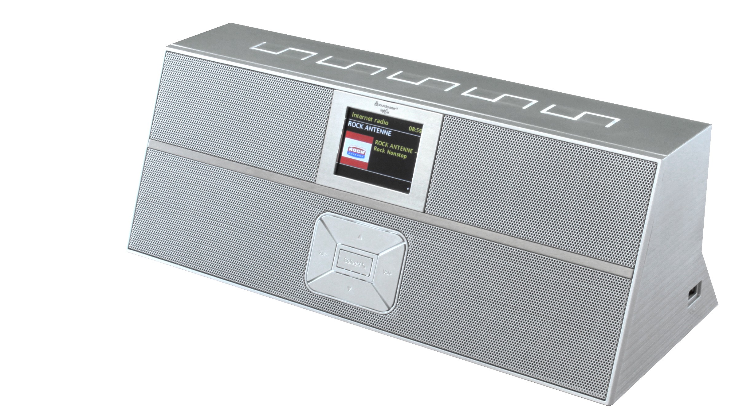 Soundmaster IR3300SI Radio portable Internet Numérique Gris -