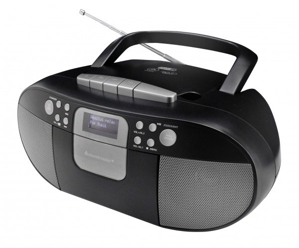 Soundmaster SCD7800SW Kassettenradio DAB+, UKW AUX, CD, Kassette, USB
