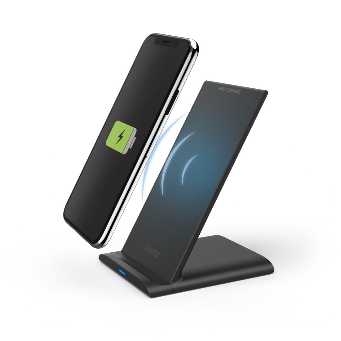 Hama QI-FC10S Smartphone Black USB Wireless charging Fast charging