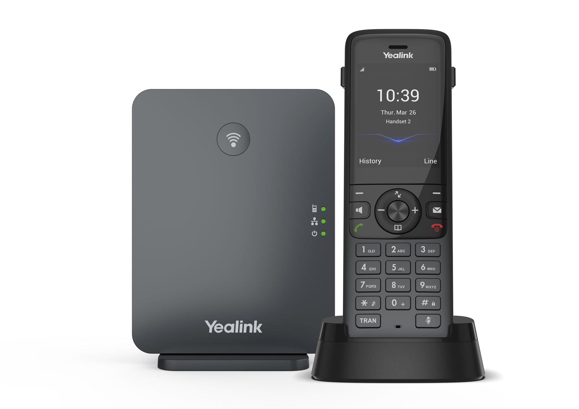Yealink W78P IP phone Black TFT - Yealink W78P, IP mobile phone,