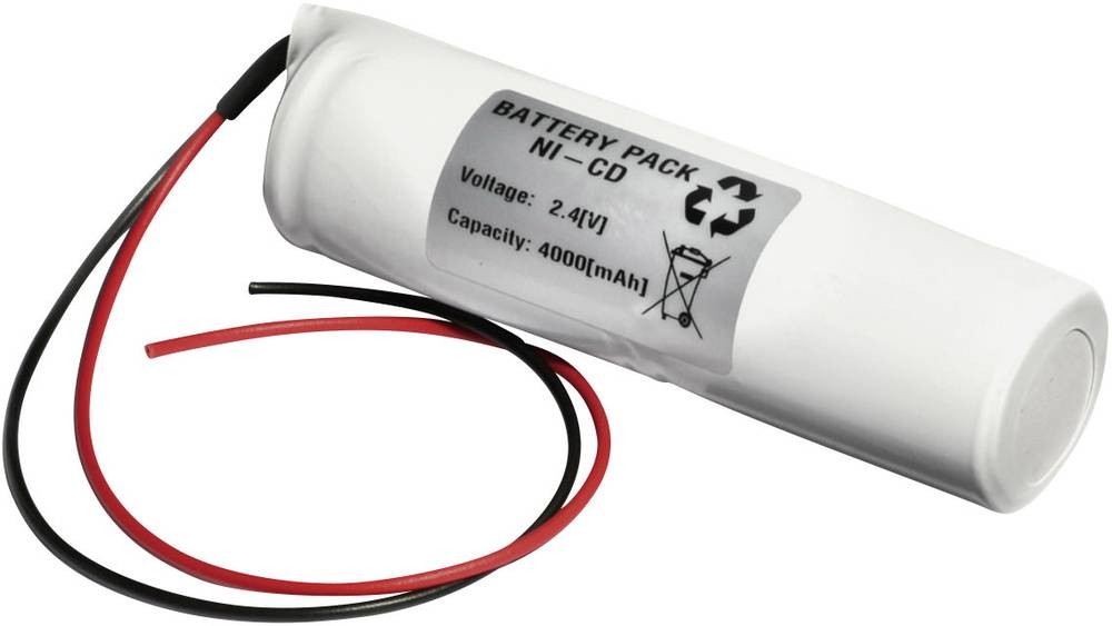 Emmerich 24D4000S Notleuchten-batería recargable cable 2.4V 4000 mAh
