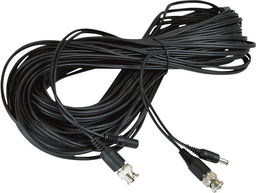 ABUS BNC 30m câble coaxial Noir - ABUS BNC 30m, 30 m, Noir