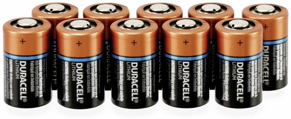Duracell DCR2 Fotobatterie CR2 Lithium 800 mAh 3V 10St.