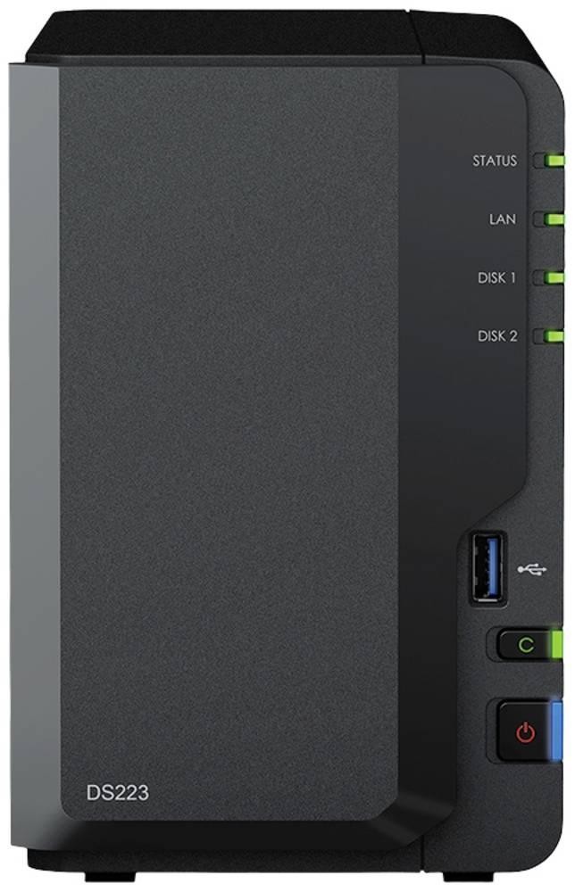 Synology DiskStation DS223 NAS-Server Gehäuse 0GB 2 Bay USB 3.2 Gen