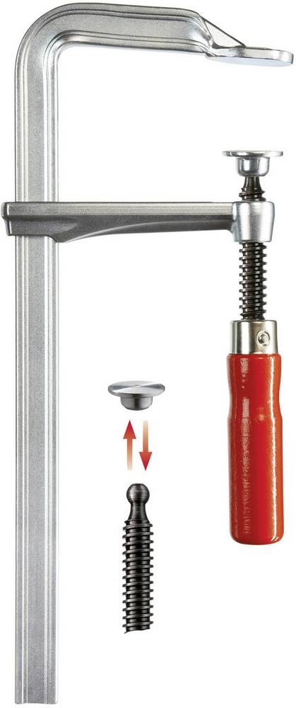 Ganzstahlschraubzwinge GZ Spann-W.300mm A.140mm Holzgriff BESSEY