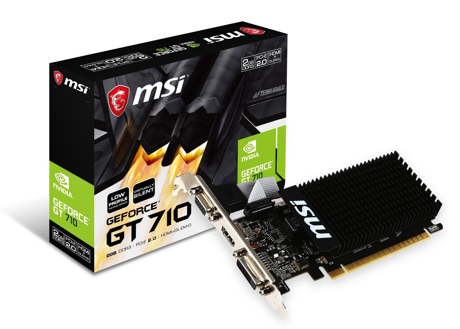 GT710 2GB MSI LP passiv DDR3