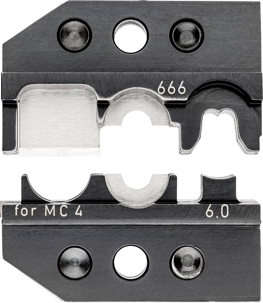 Knipex 97 49 66 6 Crimpeinsatz Solar-Steckverbinder geeignet für MC4