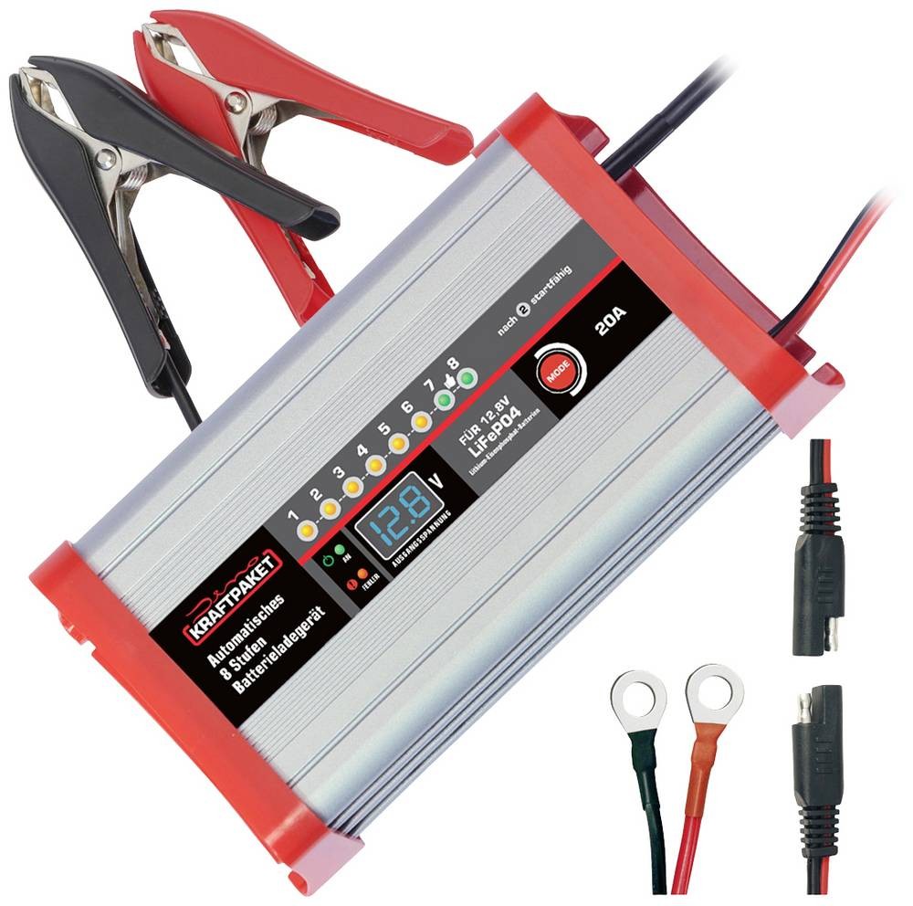Dino KRAFTPAKET LifePo4 20A 136342 caricabatteria auto 12V