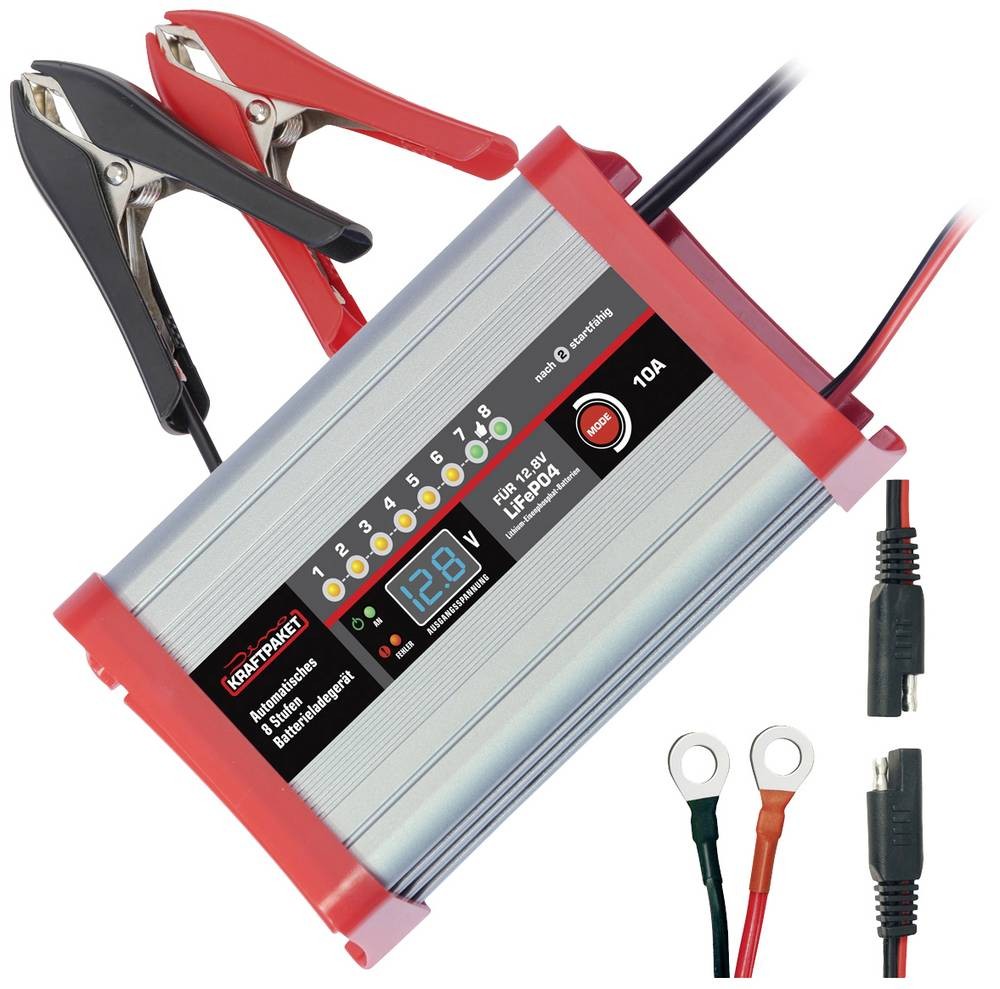 Dino KRAFTPAKET LifePo4 10A 136341 car charger 12V