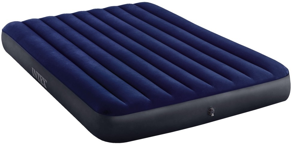 Intex DuraBeam Classic Downy Queen Double matelas Bleu Unisexe -