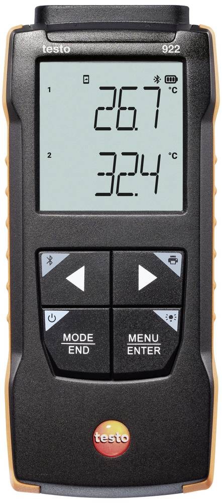 Testo 922 Temperatur-Messgerät -50 - +1000°C Fühler-Typ K