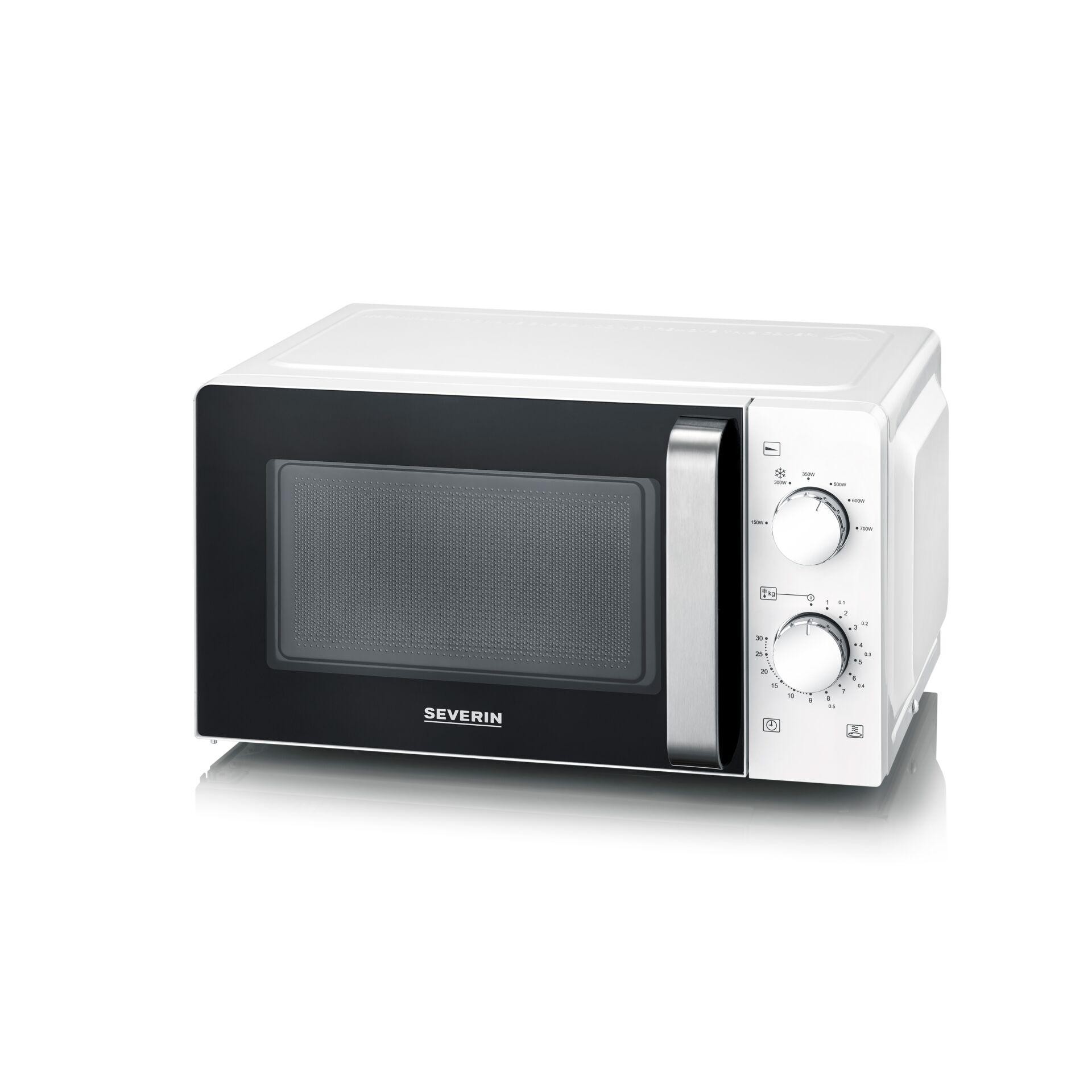 Severin MW 7885 Mikrowelle Weiß, Schwarz 700W Timerfunktion