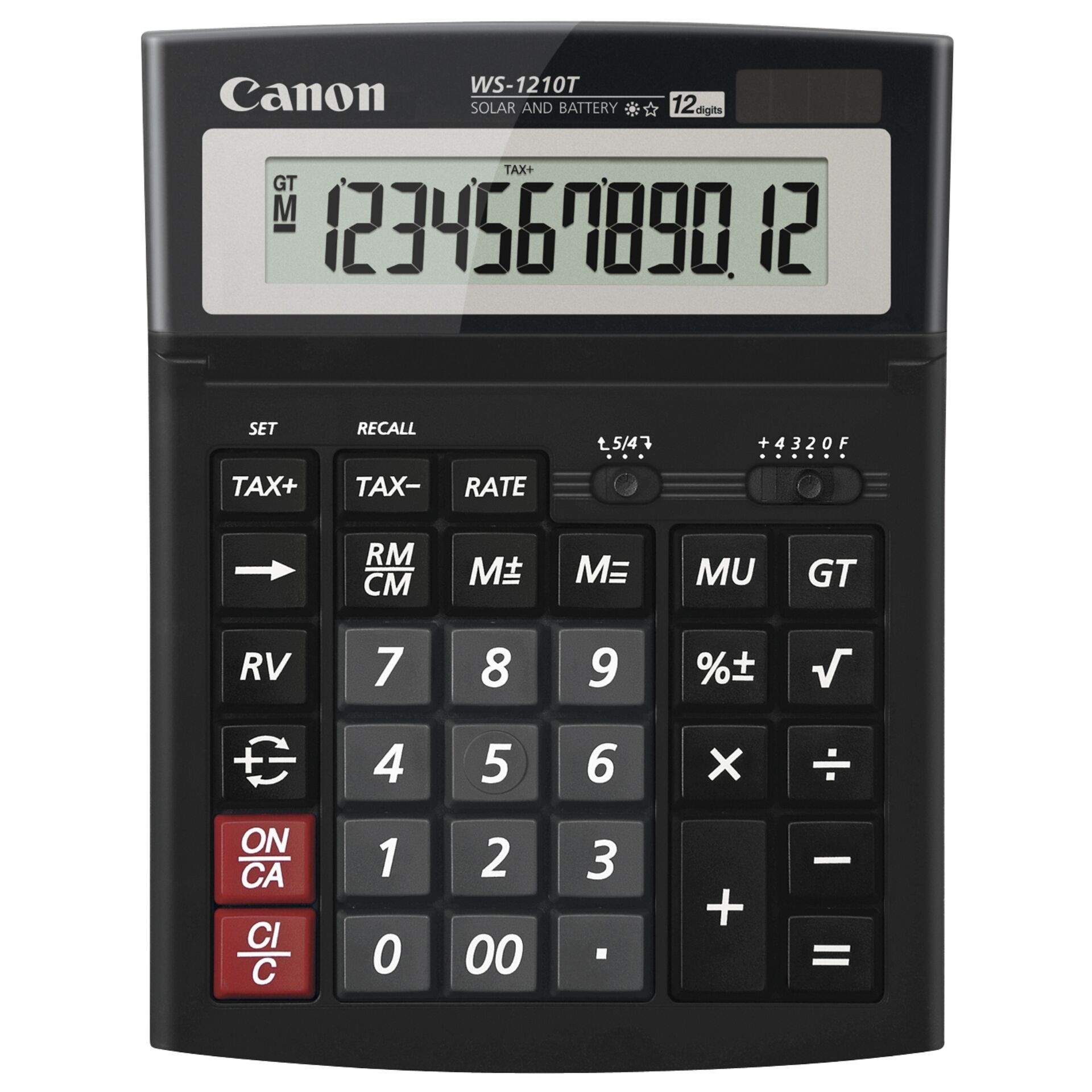Canon WS-1210T calculator Desktop Display Black - Canon WS-1210T,