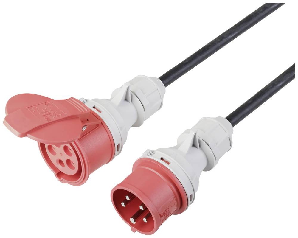 Sygonix SY-5244050 Strom câble d'extension 16A noir 10m H07RN-F 5G 1,