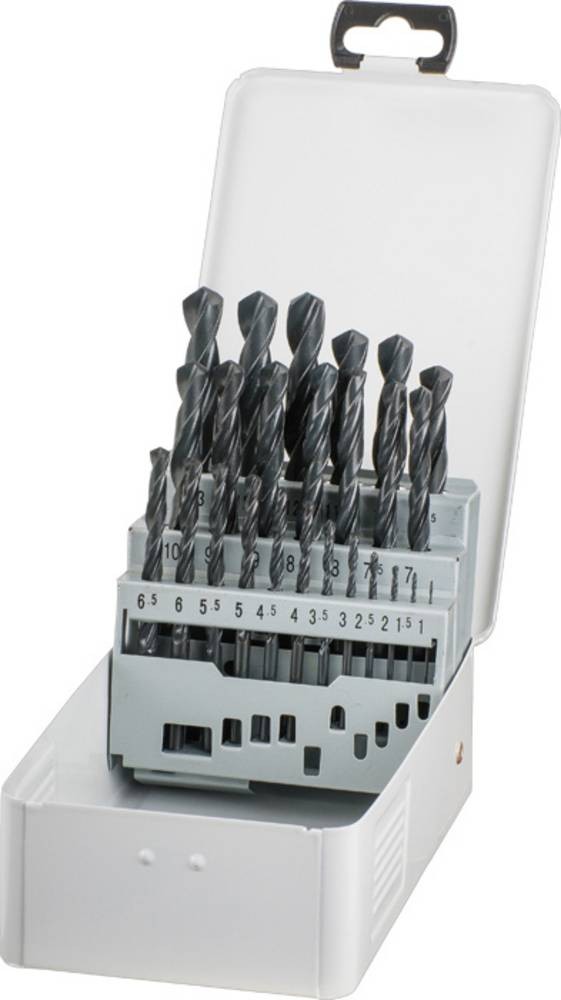 Kwb 422544 HSS Metall-Spiralbohrer-Set 25teilig 1 mm, 1.5 mm, 2 mm, 2.