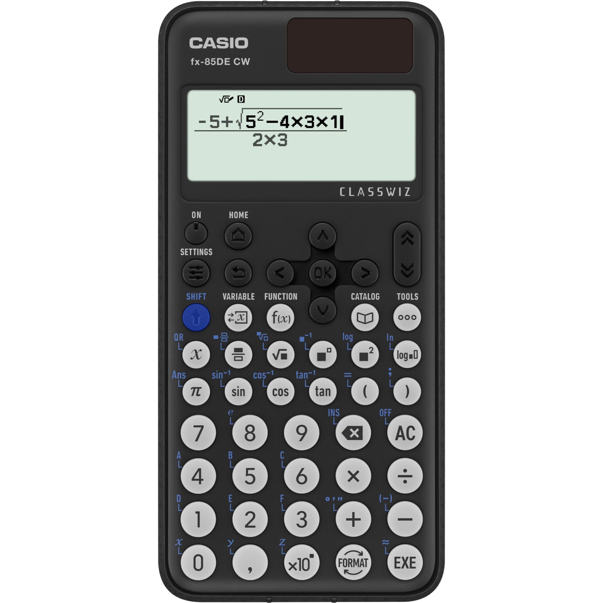 Casio FX-85DE CW calcolatrice Tasca Calcolatrice scientifica Nero -