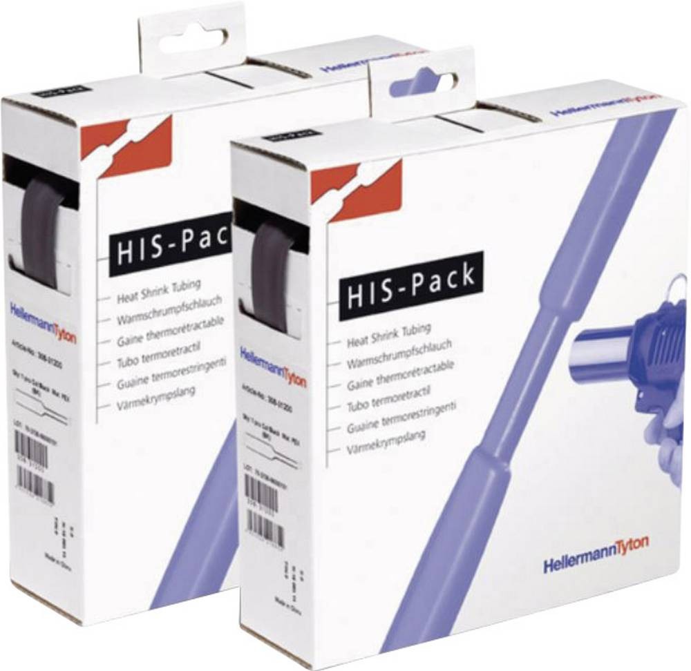 brightermannTyton 300-32546 Schrumpfschlauch without Kleber blue 25.