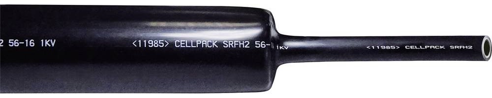 CellPack 144498 Schrumpfschlauch mit Kleber Schwarz 21mm 7mm