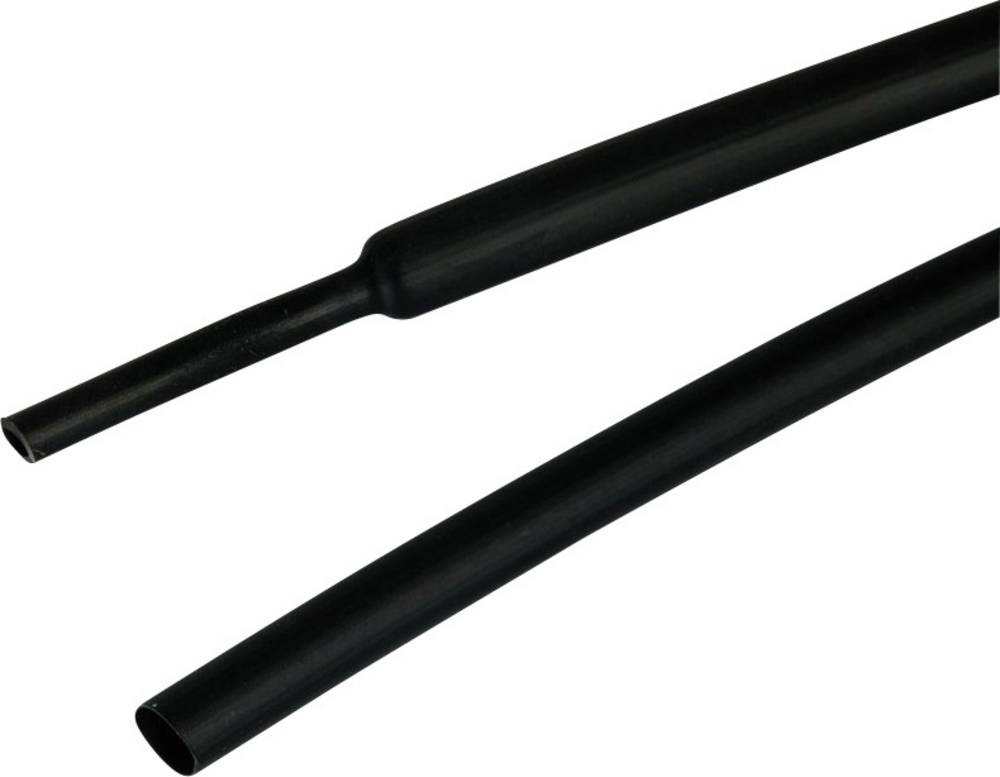 TE Connectivity Adhesive Lined Heat Shrink Tubing, Black 24mm Sleeve