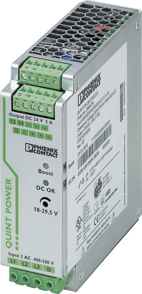 Phoenix Contact QUINT-PS/3AC/24DC/5 power supply unit 120 W Grey -