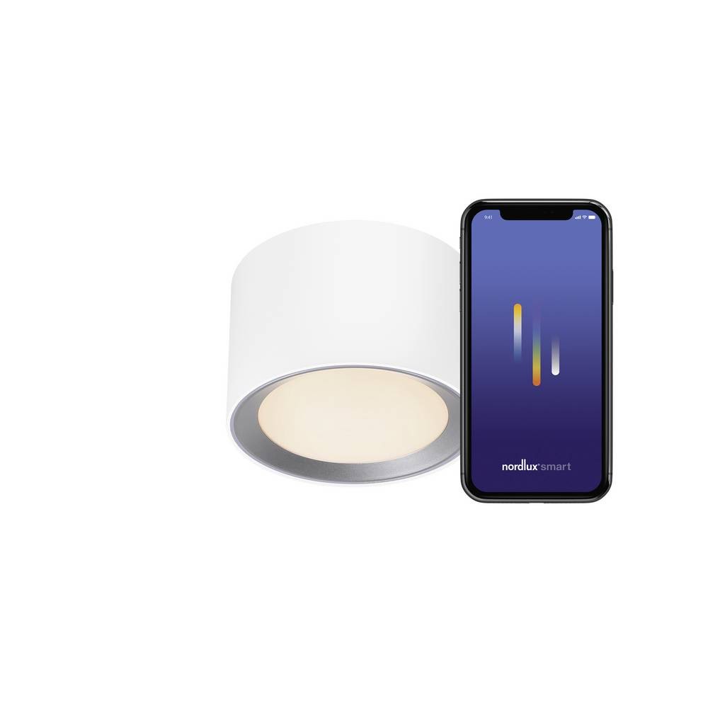 Nordlux 2110840101 Landon Smart LED-Deckenleuchte LED LED 8W white