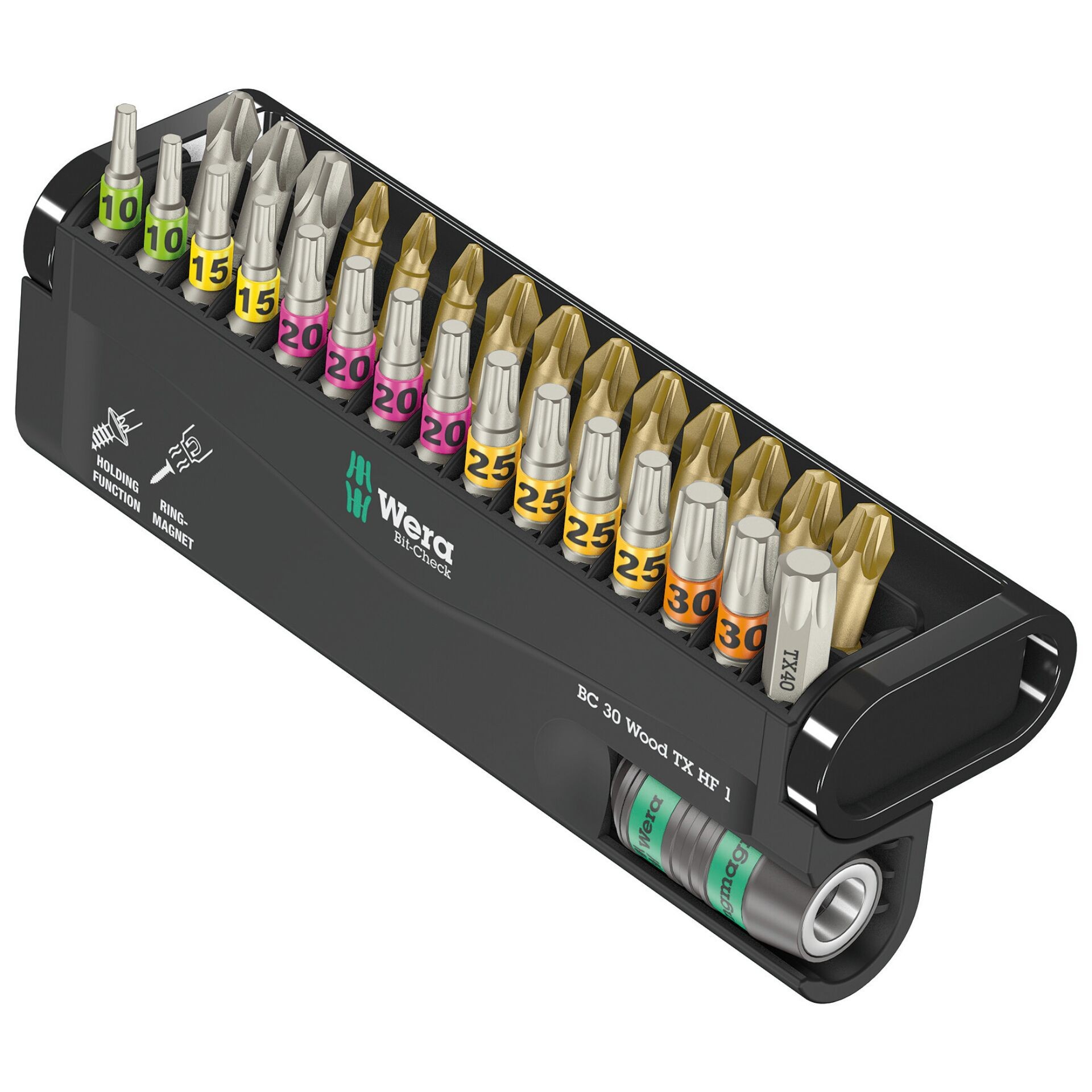 Wera Bit-Check 30 Wood TX HF 1 05057436001 Bit-Set 30teilig TORX,