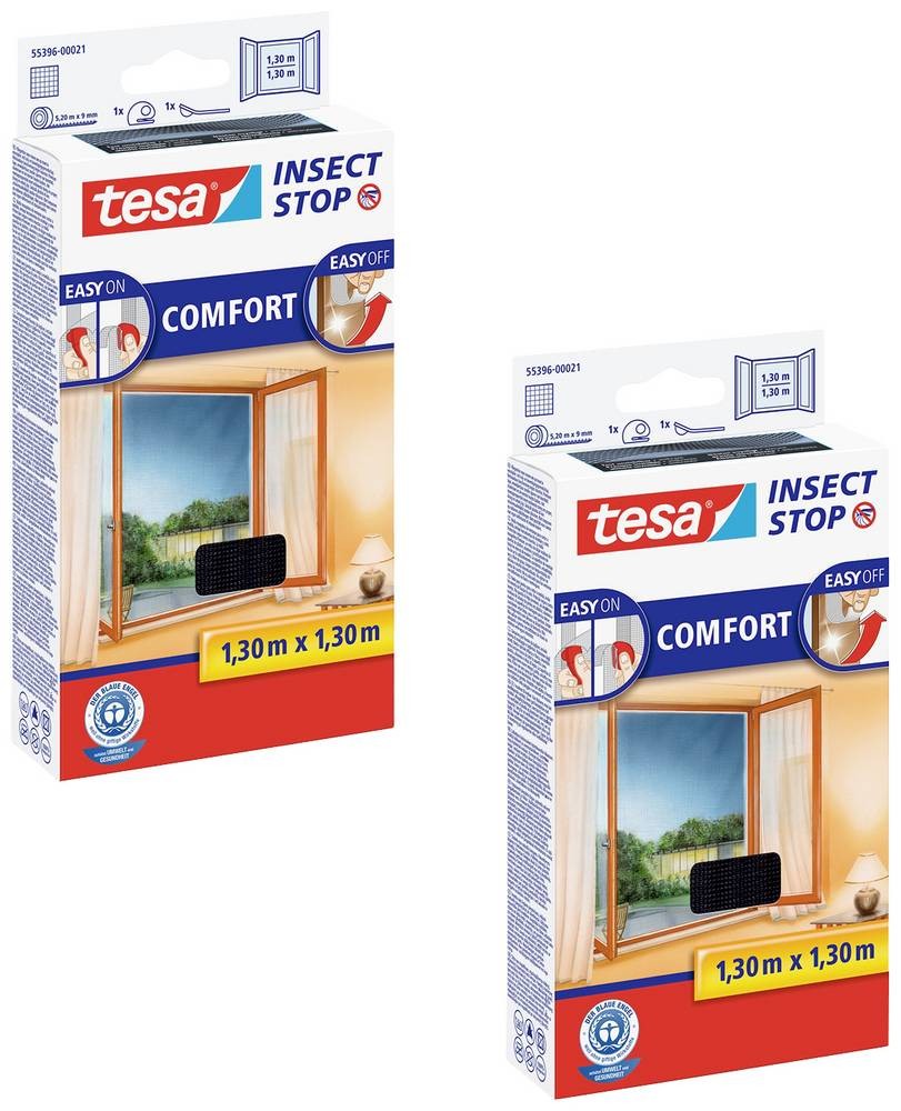 Tesa COMFORT 55396-00500-01 Fliegengitter (B x H) 130cm x 130cm
