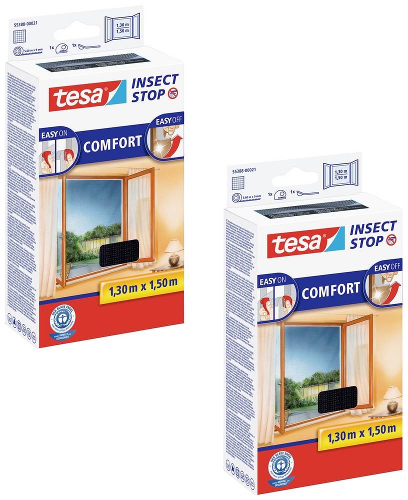 Tesa COMFORT 55388-00500-01 Fliegengitter (B x H) 130cm x 150cm