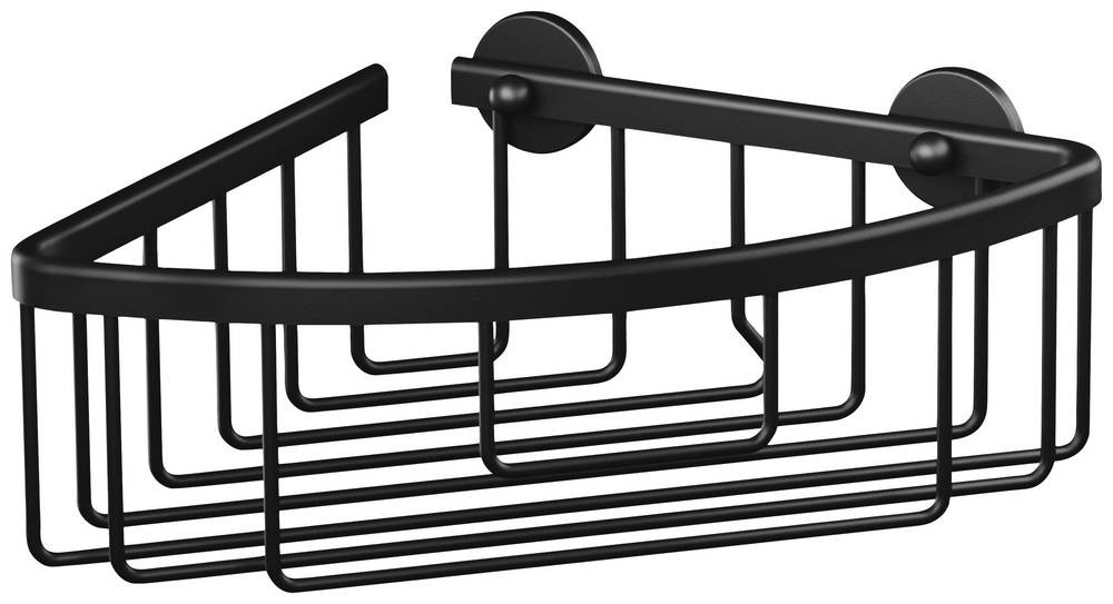 TESA ALUXX BLACK Aluminium Wall-mounted Shower basket - TESA ALUXX