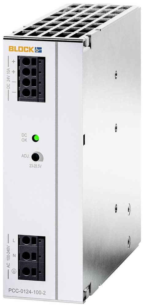 BLOCK PCC-0124-100-2 Schaltnetzgerät 24 V/DC 10A 240W Anzahl Ausgä