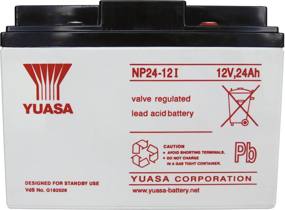 Yuasa NP24-12 UPS battery Sealed Lead Acid (VRLA) 12 V - Yuasa NP24-