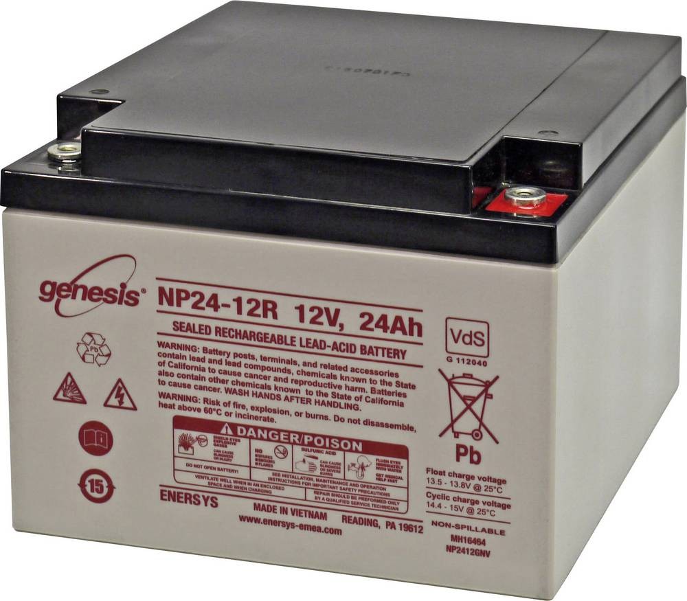 EnerSys Genesis NP24-12 Bleirechargeable battery 12V 24Ah Blei-Vlies (
