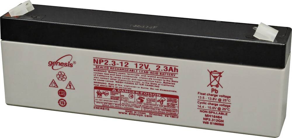 EnerSys NP 2.3-12 Genesis NP2.3-12 Bleirechargeable battery 12V 2.3Ah