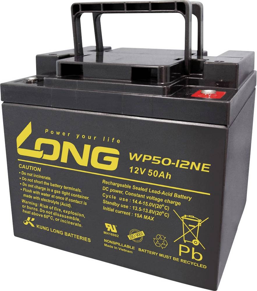Long WP50-12NE WP50-12NE Bleiakku 12V 50Ah Blei-Vlies (AGM) (B x H x