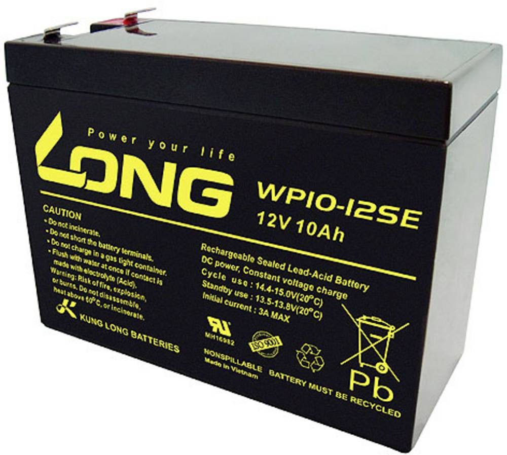 Long WP10-12SE WP10-12SE Bleiakku 12V 10Ah Blei-Vlies (AGM) (B x H x