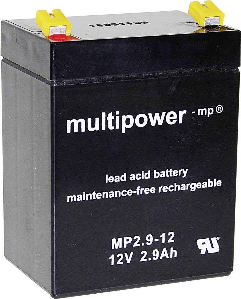 Multipower MP2,9-12 A97275 Bleibatterie rechargeable 12V 2.9Ah Blei-