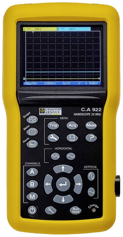 Chauvin Arnoux C.A 922 Hand-Oszilloskop 20MHz 2-channel 2 GSa/s 2.5