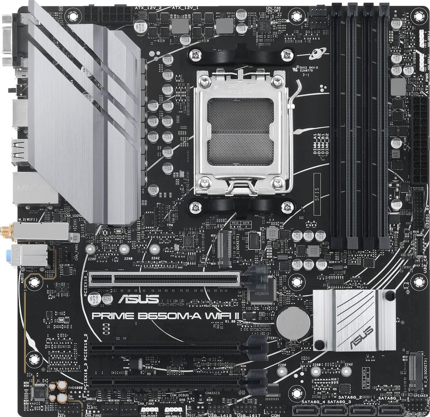 ASUS PRIME B650M-A WIFI II AMD B650 Socket AM5 micro ATX - ASUS PRIME