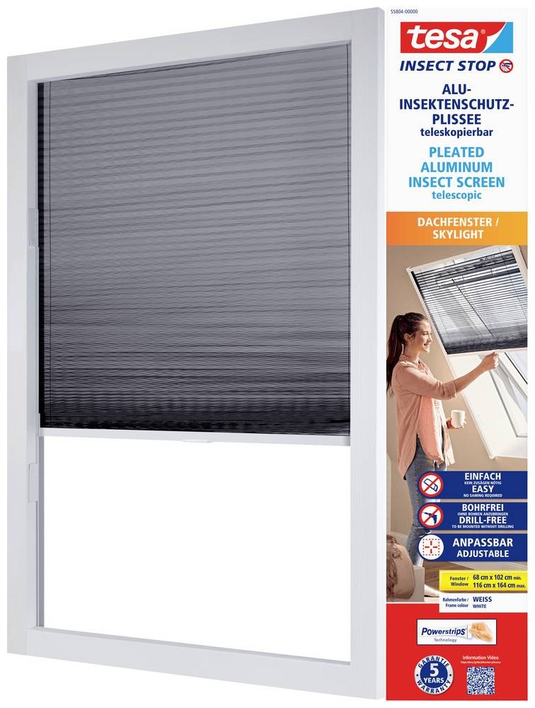 TESA 55804-00000-00 window blinds/shades Manual Slatted Roller blind