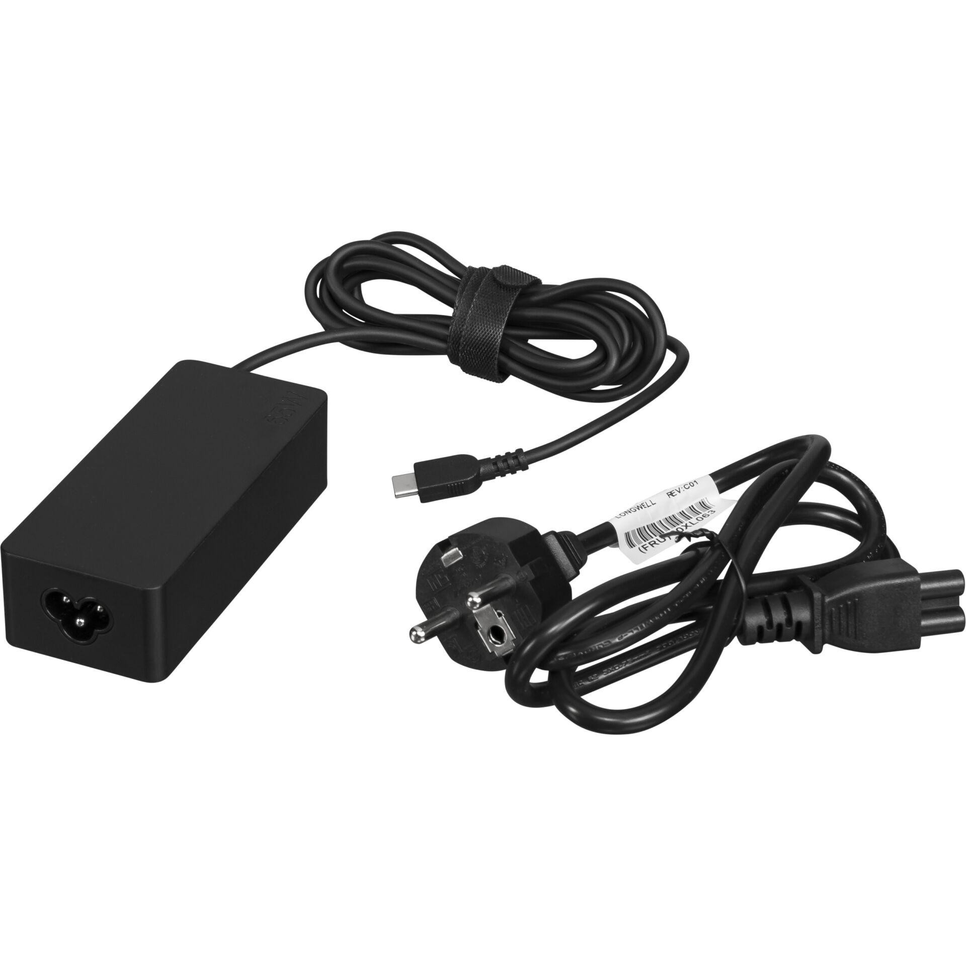 Lenovo GX20P92529 power adapter/inverter Indoor 65 W Black - Lenovo