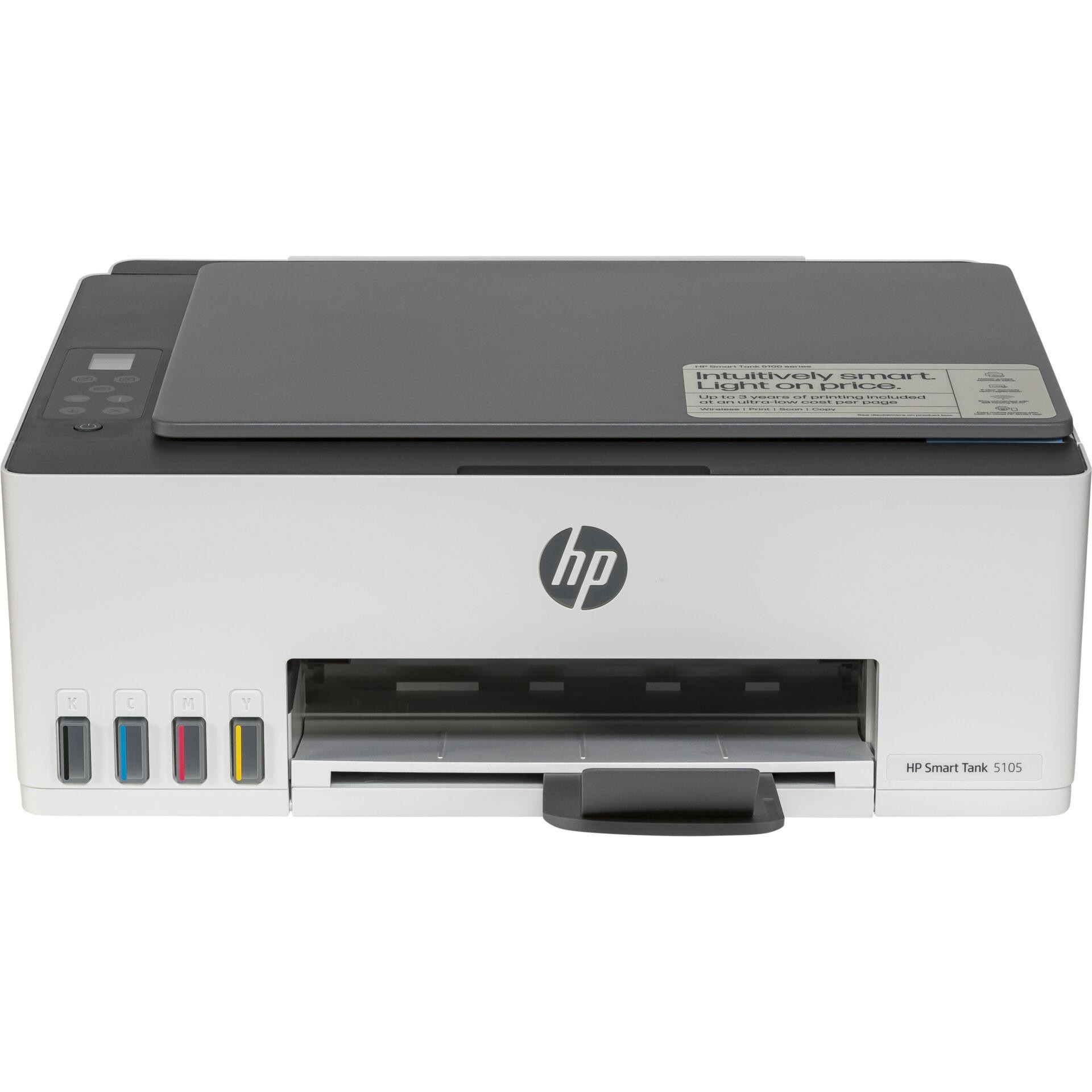 HP Smart Tank 5105 Wireless All-in-One Color Printer, Copier, Scanner