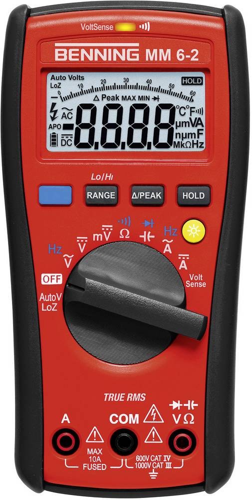 Benning MM 6-2 Hand-Multimeter digital LoZ CAT III 1000 V, CAT IV