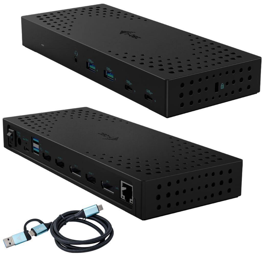 i-tec USB 3.0 / USB-C / Thunderbolt, 3x 4K Docking Station Gen 2 +