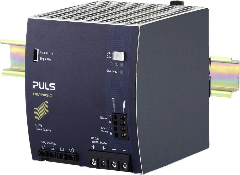 PULS QT40.241 Hutschienen-home charger (DIN-Rail) 24 V/DC 40A 1440W