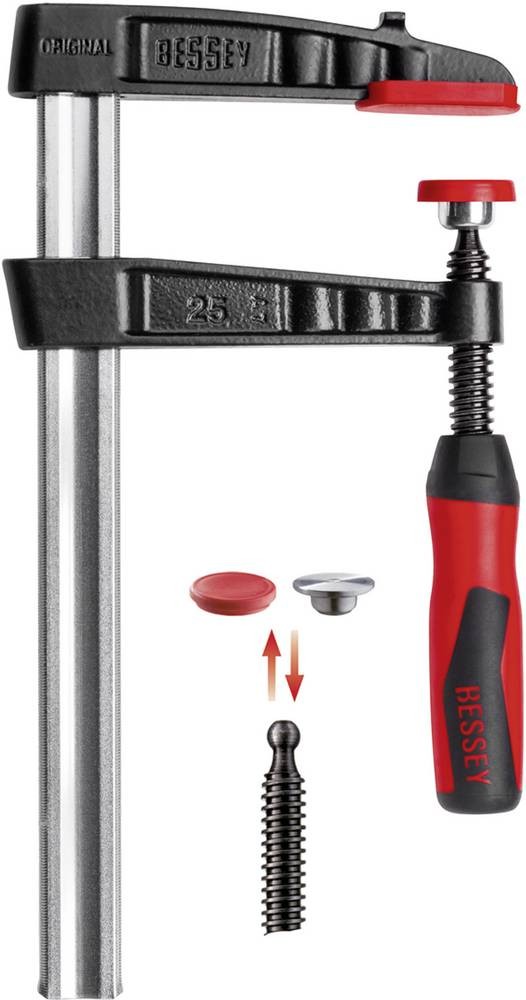 Bessey TG30S12-2K Tiefspann-Schraubzwinge Spann-Weite (max.):300mm