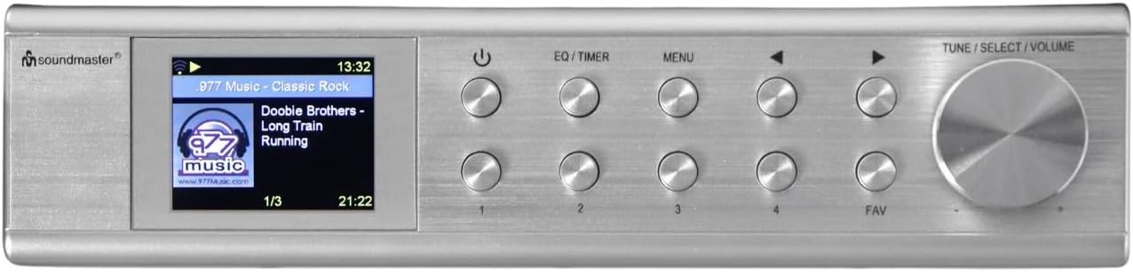 Soundmaster IR1500SI radio Internet Digital Silver - Soundmaster