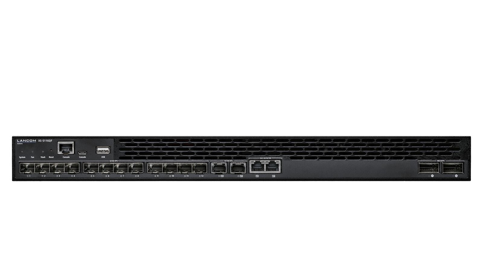 LANCOM XS-5116QF Switch 12x SFP+ / 2x Combo-SFP+ / 2x QSFP+