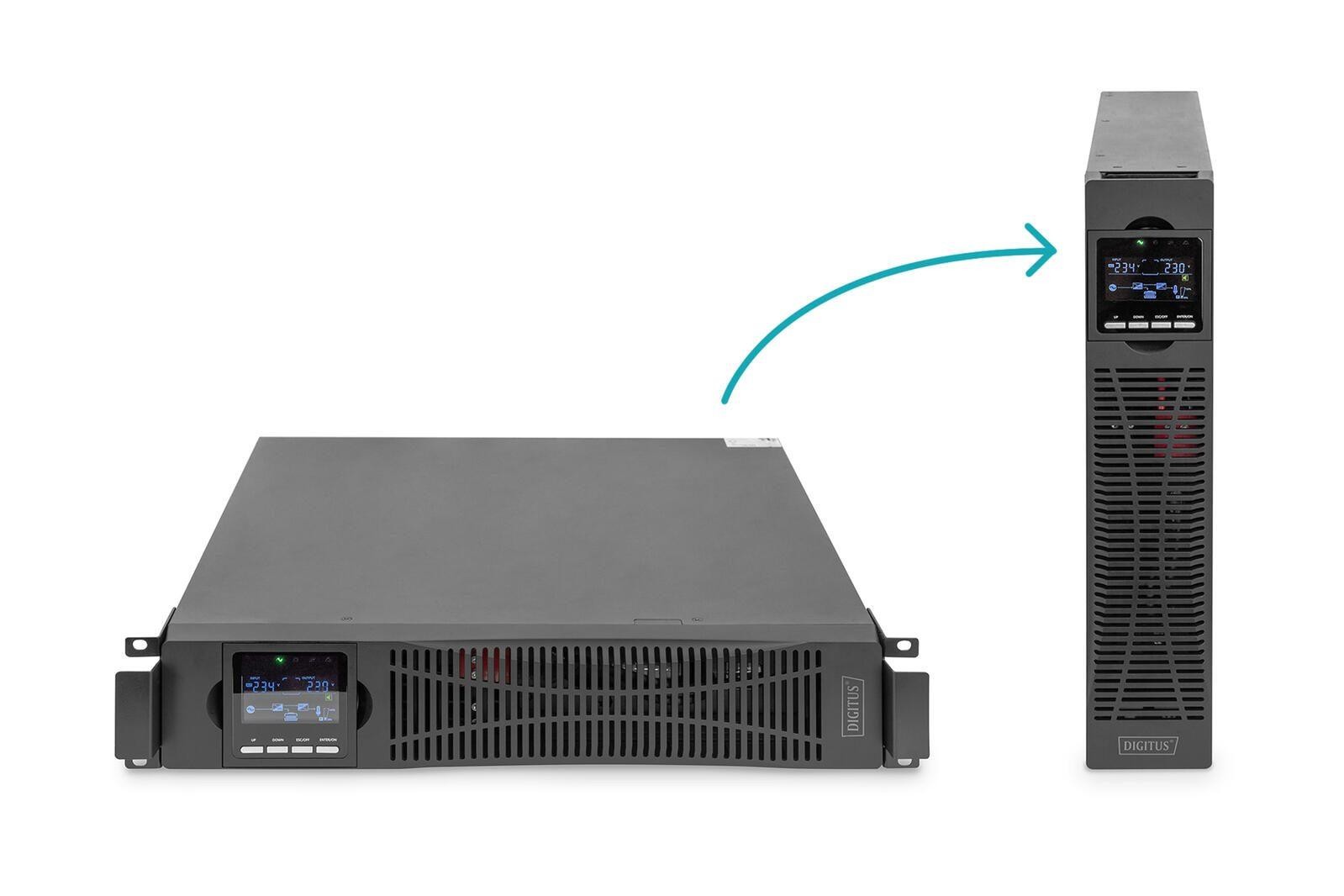 Digitus OnLine UPS system, 1000 VA/ 1000 W - Digitus OnLine UPS